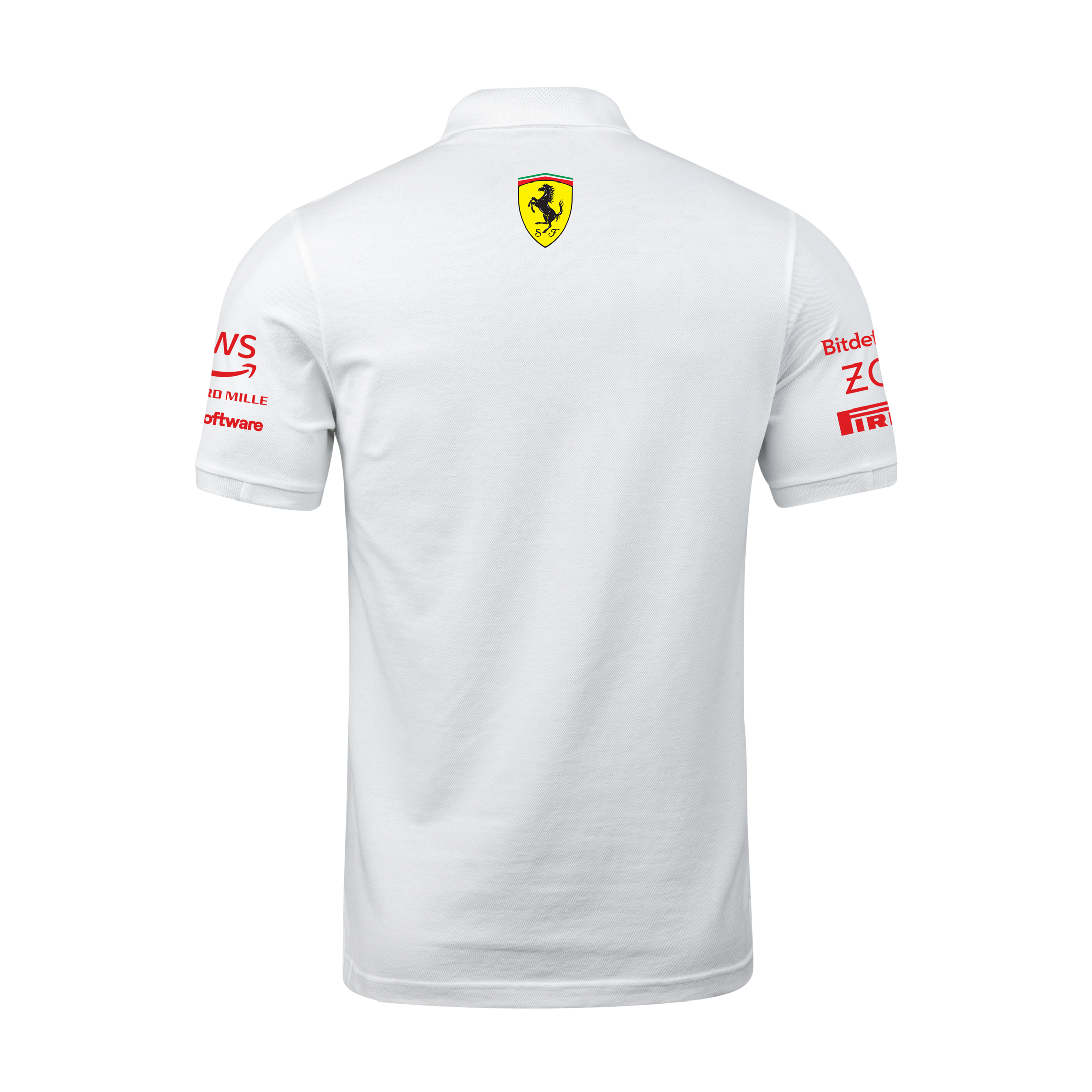 Camisa Polo Ferrari 2024 Branca