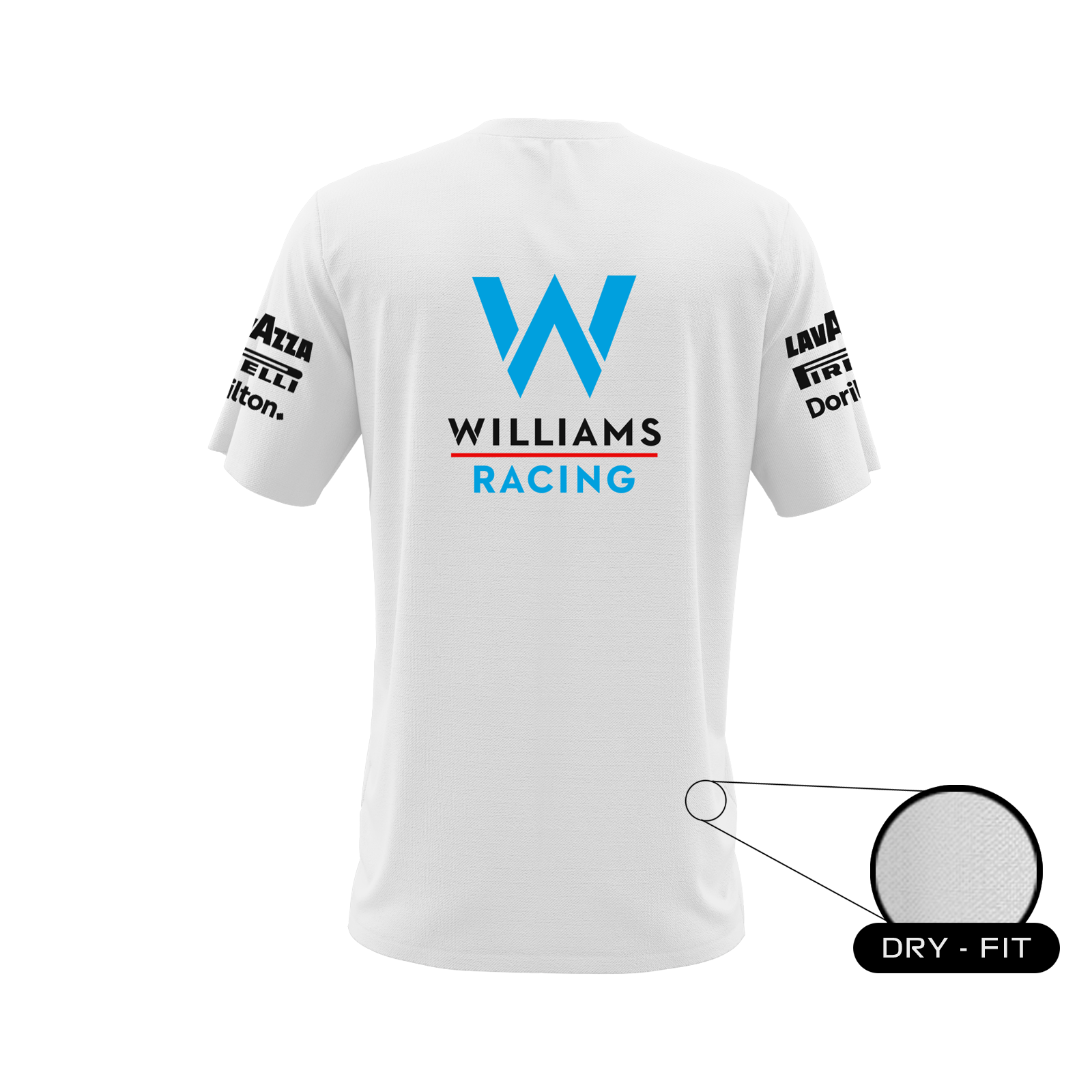 Camiseta DryFit Williams Racing 2023 Branca