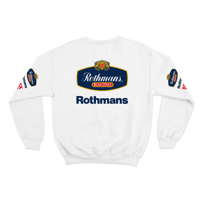 Moletom Williams Retrô Rothmans Racing Branco