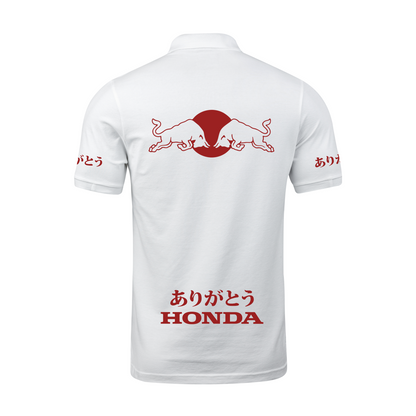 Camisa Polo Red Bull Honda Turquia 2021 Branco