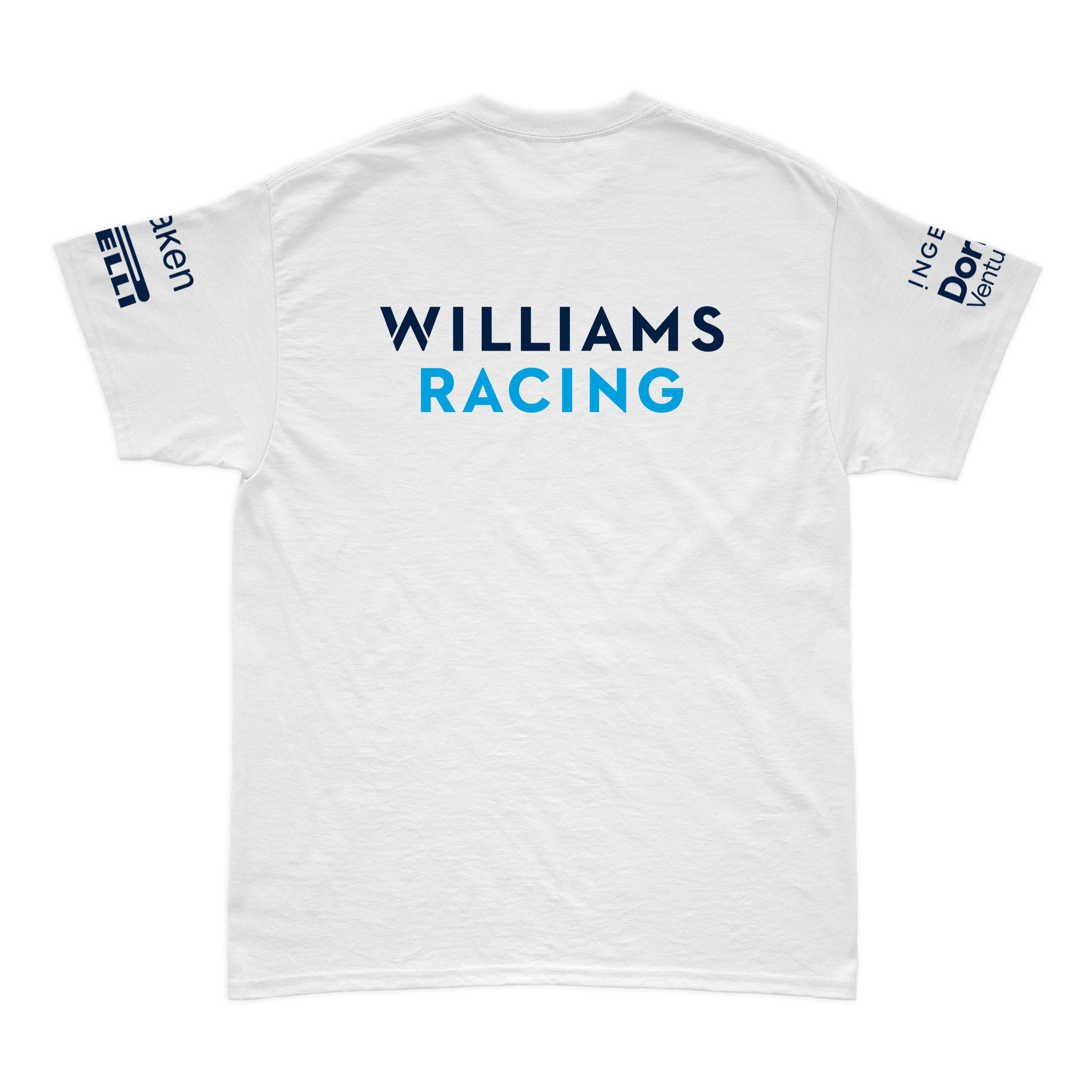 Camiseta Algodão Williams 2024 Branca