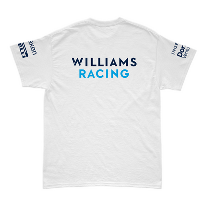 Camiseta Algodão Williams 2024 Branca