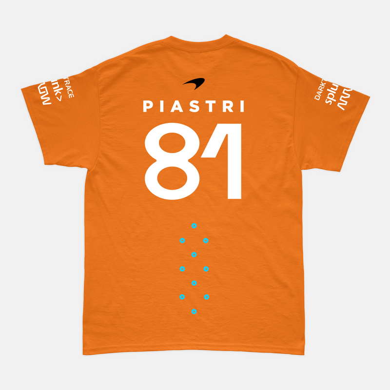 Camiseta Oscar Piastri Mclaren 2023 Laranja