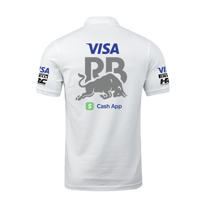 Camisa Polo Visa Racing Bulls Branca 2024