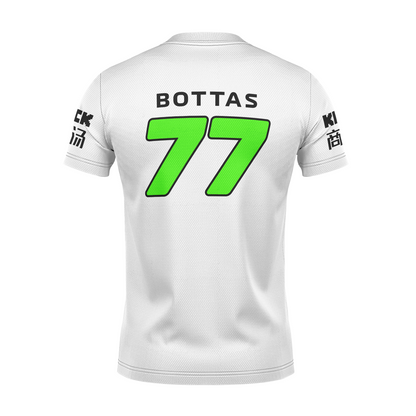 Camiseta DryFit Valtteri Bottas Stake Sauber 2024 Branca