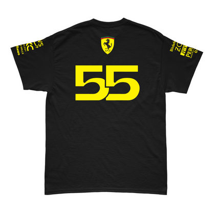 Camiseta Algodão Carlos Sainz Ferrari Edição Especial Monza 2024