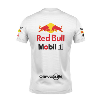 Camiseta DryFit Red Bull Racing 2024 Branca