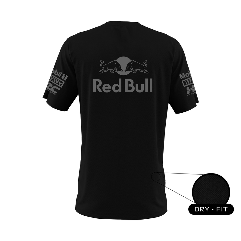 Camiseta DryFit Max Vertappen Red Bull 2023 All Black