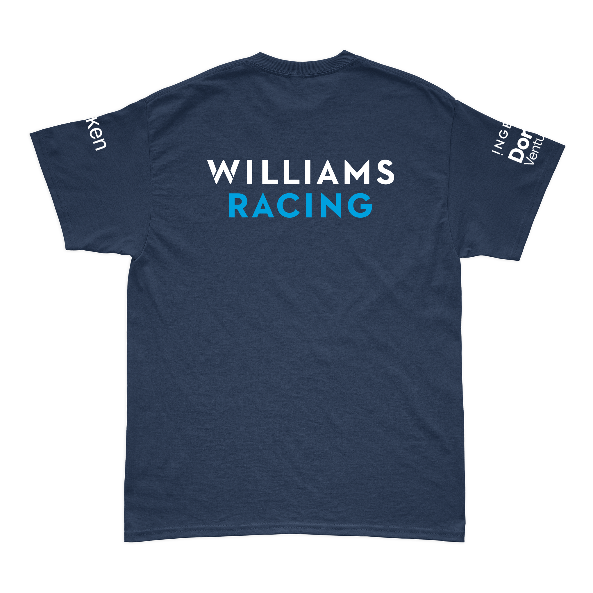 Camiseta Algodão Williams 2024 Azul Marinho