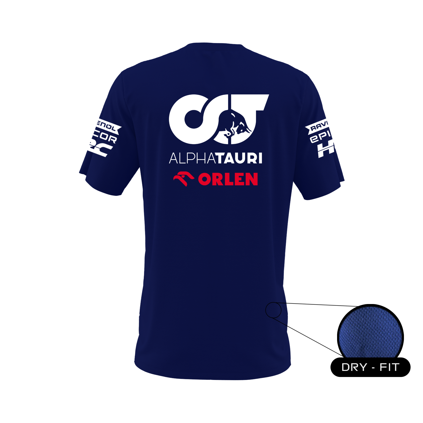 Camiseta DryFit  Alpha Tauri F1 2023 Azul Marinho