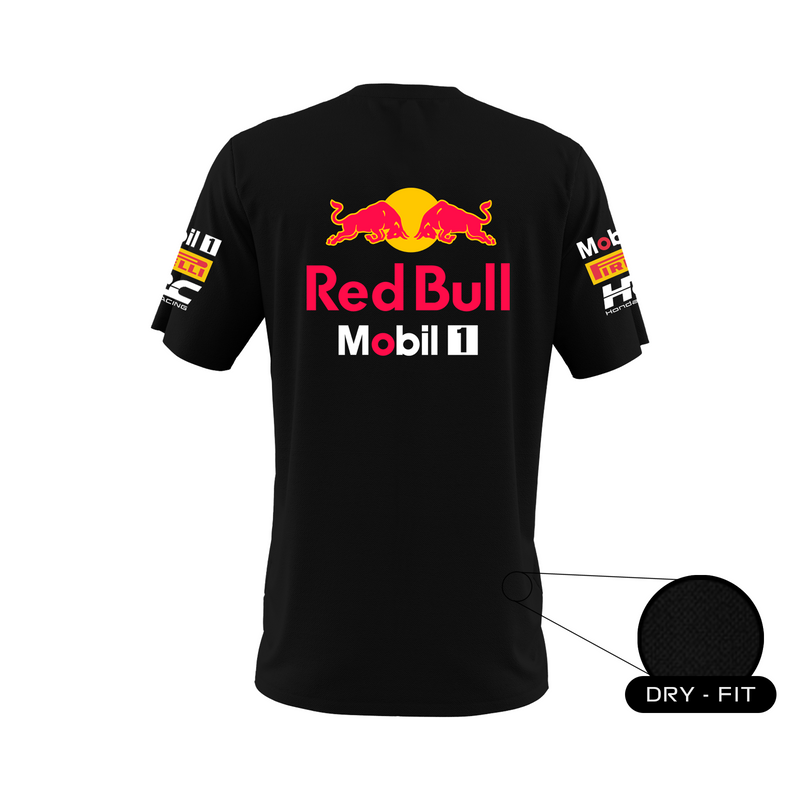 Camiseta DryFit Red Bull Racing 2023 Preta