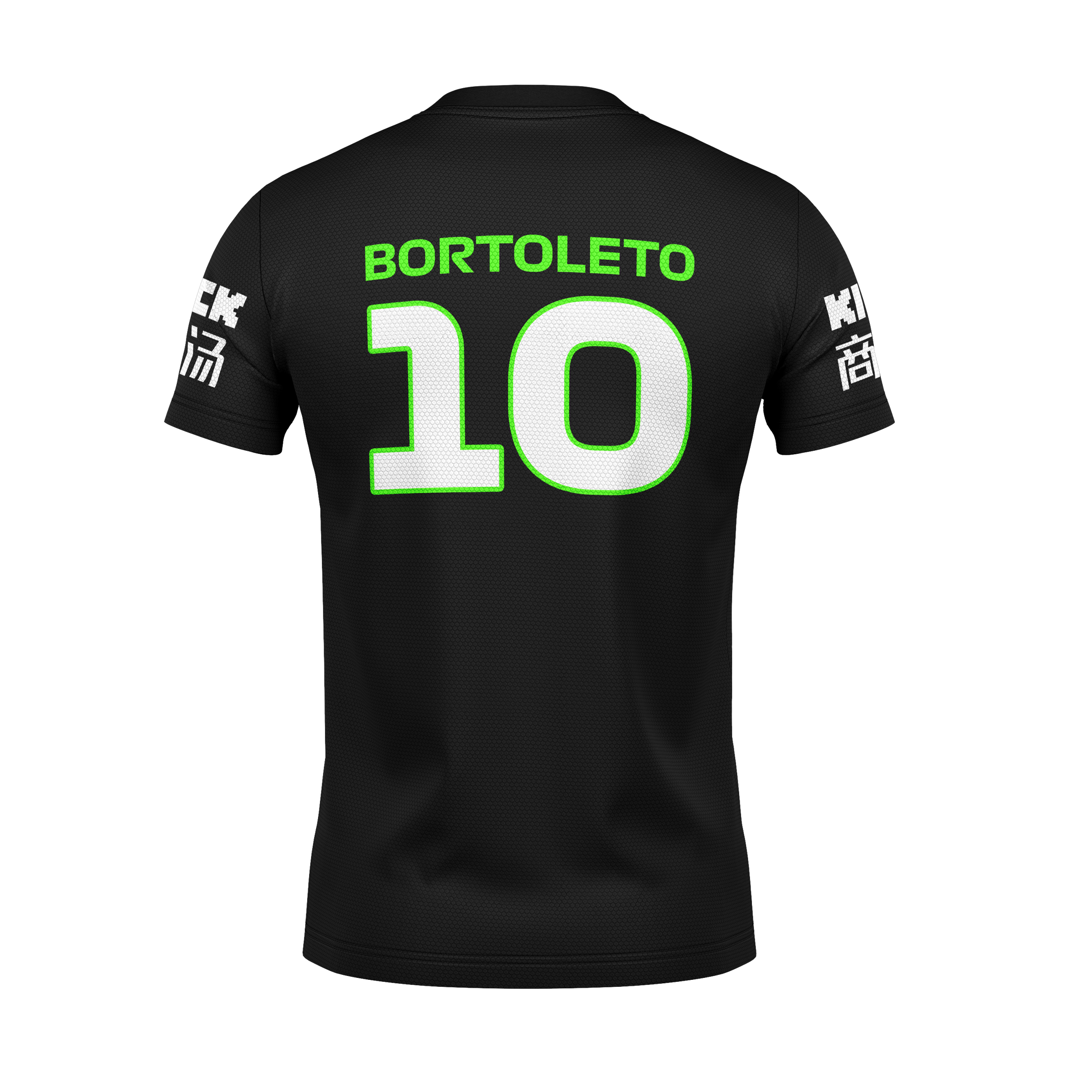 Camiseta DryFit Gabriel Bortoleto Stake Sauber 2024 Preta