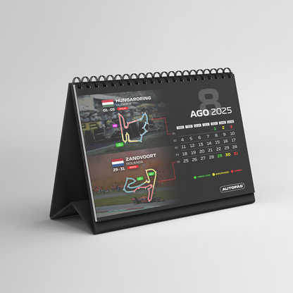 Calendário Personalizado Formula 1 2025