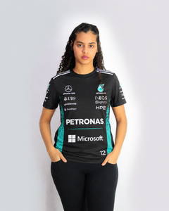 Camiseta Dryfit Kimi Antonelli Mercedes F1 2026 Preta