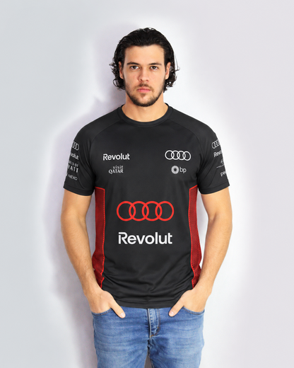 Camiseta Audi Bortoleto Torcida 2026 Algodão Preto