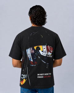Camiseta Oversized Verstappen Second Doesn't count