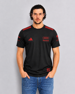 Camiseta Dryfit Bortoleto Audi Edição Red & Black