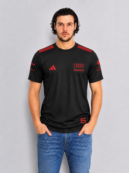 Camiseta Dryfit Bortoleto Audi Edição Red & Black