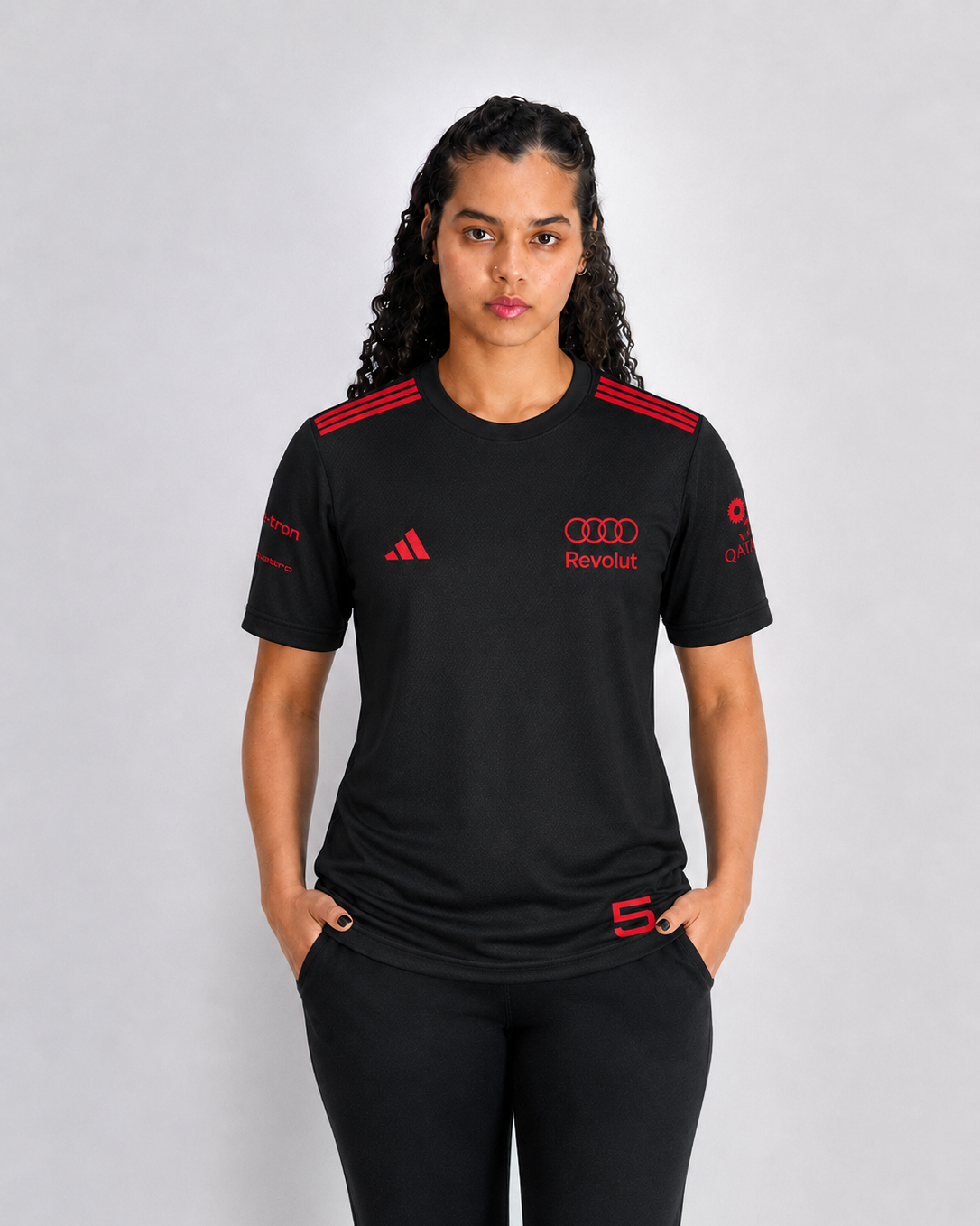 Camiseta Dryfit Bortoleto Audi Edição Red & Black