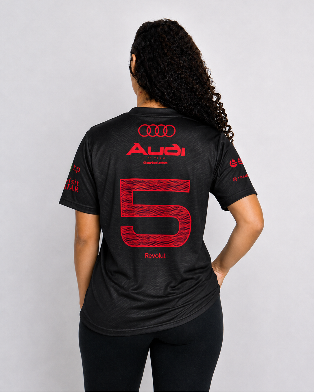 Camiseta Dryfit Bortoleto Audi Edição Red & Black