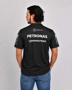 Camisa Polo Mercedes F1 2026 Preta
