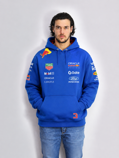 Moletom Canguru Max Verstappen Red Bull 2026 Azul Royal