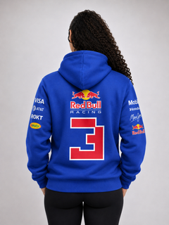 Moletom Canguru Max Verstappen Red Bull 2026 Azul Royal