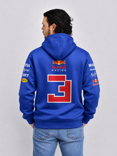 Moletom Canguru Max Verstappen Red Bull 2026 Azul Royal