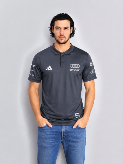 Camisa Polo Audi Bortoleto 2026 Cinza