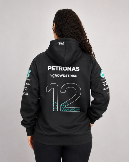 Moletom Canguru Kimi Antonelli Mercedes AMG 2026 Preto