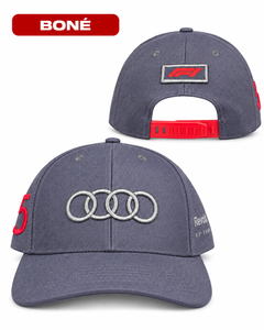 Boné Audi Gabriel Bortoleto F1 2026 Cinza