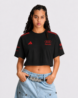 Cropped F1 Audi Gabriel Bortoleto Red & Black 2026 Preto