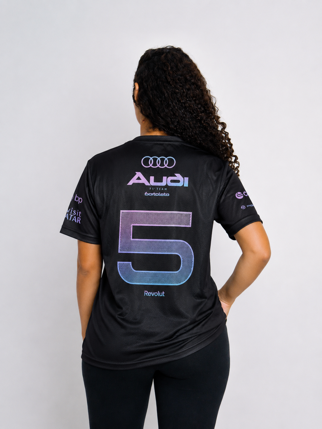 Camiseta Algodão Gabriel Bortoleto Audi Edição Miami 2026