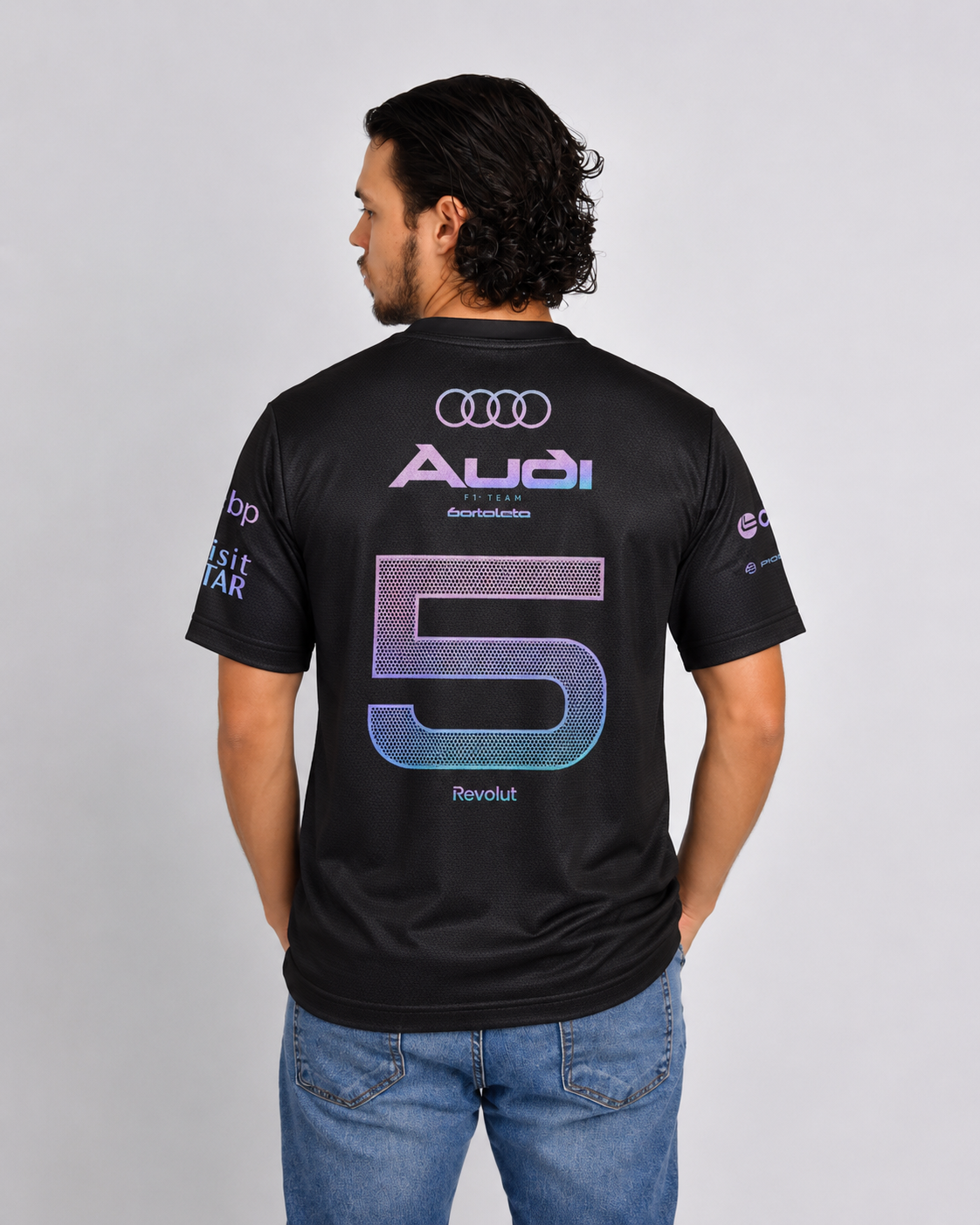Camiseta Dryfit Gabriel Bortoleto Audi Edição Miami 2026
