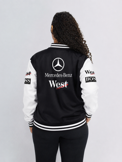 Jaqueta Mclaren West Mercedes Retrô