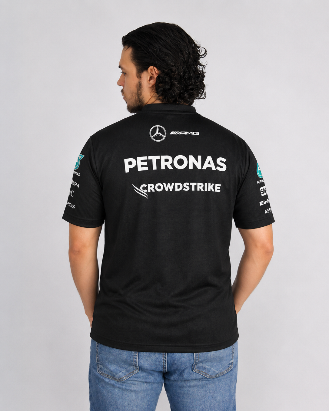 Camiseta Dryfit Mercedes F1 2026 Preta
