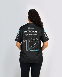 Camiseta Dryfit Kimi Antonelli Mercedes F1 2026 Preta
