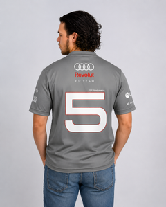 Camiseta Dryfit Audi Bortoleto 2026 Cinza