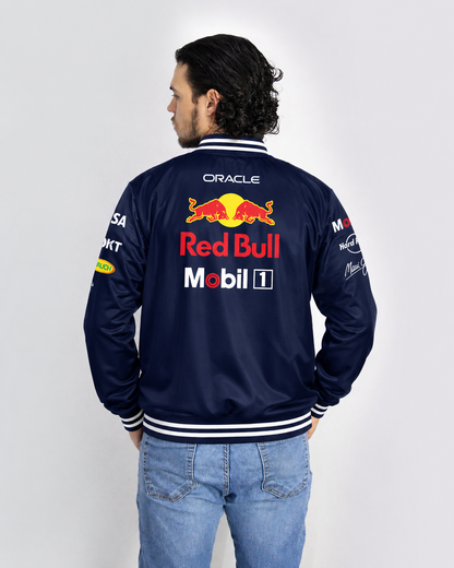 Jaqueta Red Bull Equipe 2025 Azul Marinho