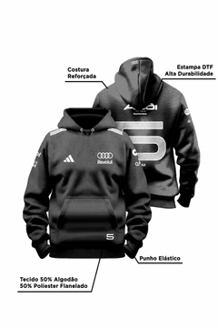 Moletom Canguru Gabriel Bortoleto Carpem Diem Audi 2026 Preto