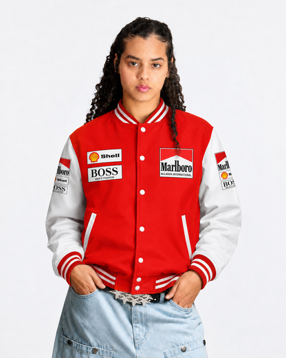 Jaqueta Mclaren Marlboro Retrô