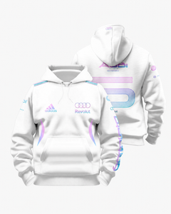 Moletom Canguru Gabriel Bortoleto Tropical Audi 2026 Branco