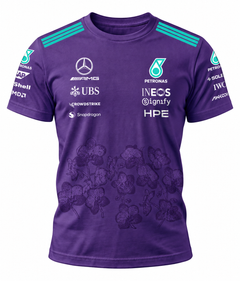 Camiseta Kimi Antonelli Mercedes F1 Edição Purple