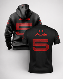 Combo Red & Black Gabriel Bortoleto Moletom Canguru + Camiseta Dryfit Preto