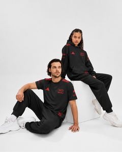 Combo Red & Black Gabriel Bortoleto Moletom Canguru + Camiseta Dryfit Preto