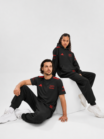 Combo Red & Black Gabriel Bortoleto Moletom Canguru + Camiseta Dryfit Preto