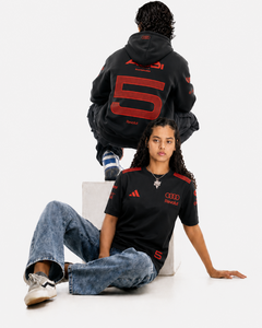 Combo Red & Black Gabriel Bortoleto Moletom Canguru + Camiseta Dryfit Preto