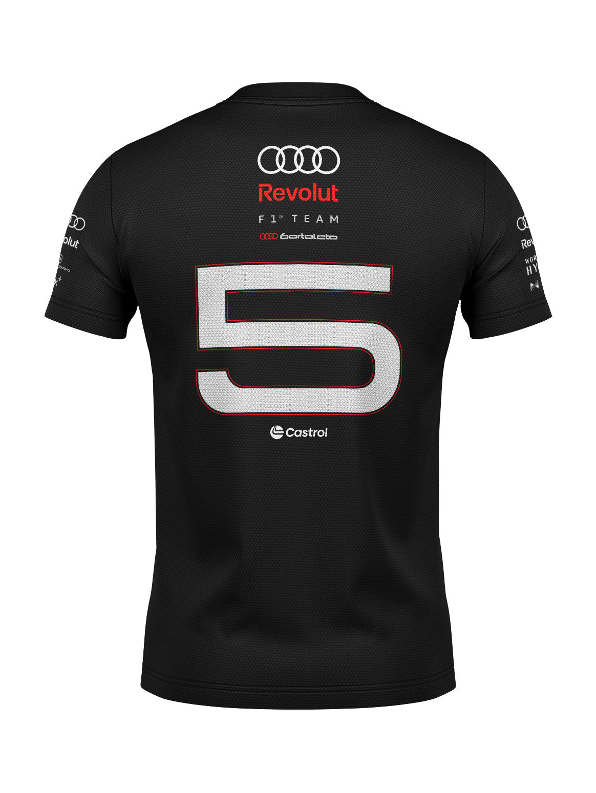 Camiseta Dryfit Audi Bortoleto Torcida 2026 Preto