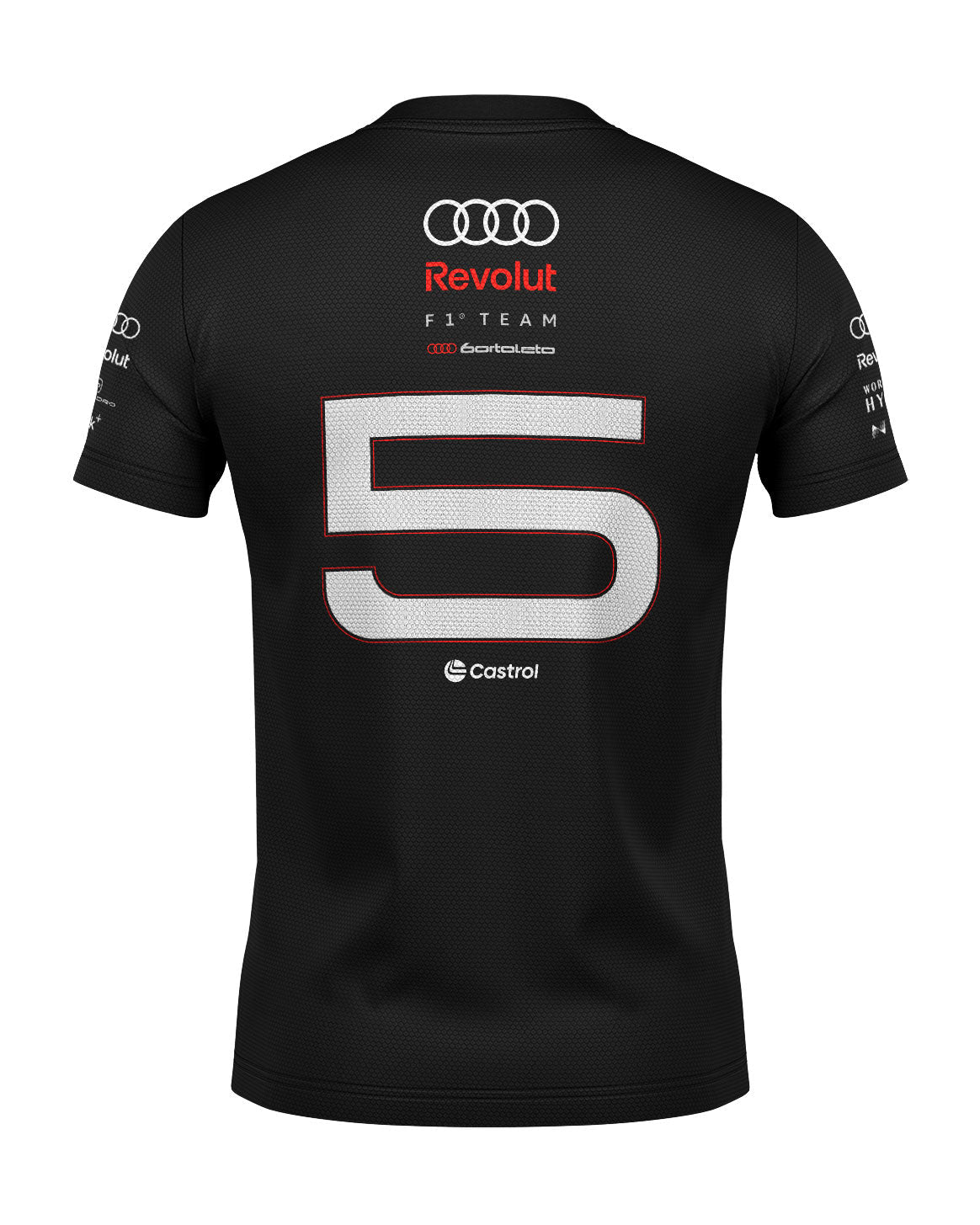Camiseta Dryfit Audi Bortoleto Torcida 2026 Preto