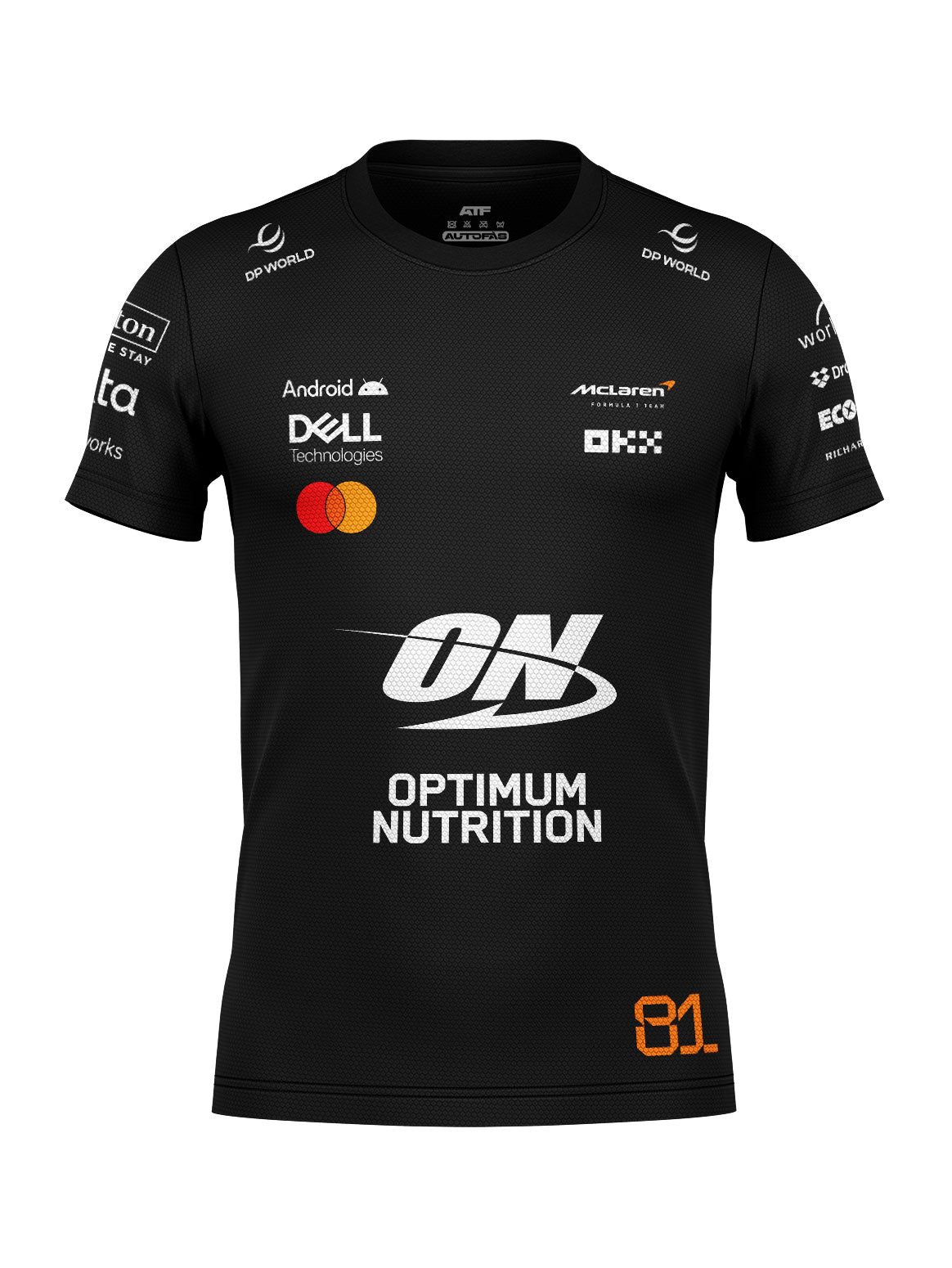 Camiseta Dryfit Oscar Piastri Mclaren F1 2026